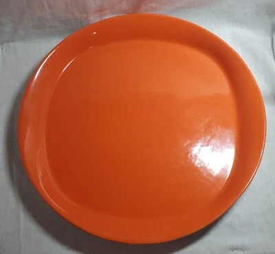 Plato redondo y cuadrado naranja Rachel Ray 11" otoño, otoño, Halloween,... Foto 1 de 3