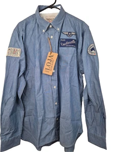 Nando's Rosettenville Dress Shirt Standard Fit Size XL Button Up BNWT Loja - Picture 1 of 8