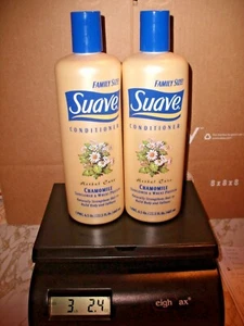 VINTAGE SUAVE CHAMOMILE SUNFLOWER & WHEAT PROTEIN RARE CONDITIONER 2 BOTTLES  - Picture 1 of 2