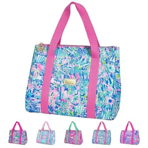 Cute Lunch Bag for Women Large Capacity Insulated Tote Bag Blue Mini Cooler - Picture 1 of 9