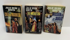 Julie Dean Smith Lot of 3 Fantasy Books - Call of Madness, Wizard King, Magic - Imagen 1 de 12