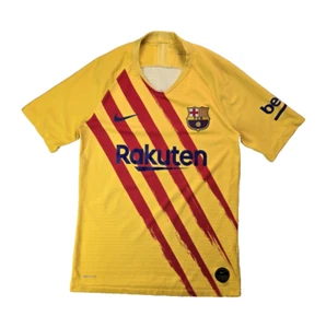Nike FC Barcelona 2019-20 Fourth 4th Senyera Soccer Football Jersey Mens Small S - Picture 1 of 9