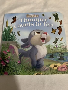 Thumper Counts to Ten - 2007 Disney Bambi Board Book Counting Numbers - Picture 1 of 2