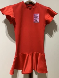 DKNY Girl’s Short Sleeved Dress - Red - 10 Years - DESIGNER -VERY GOOD CONDITION - Picture 1 of 12