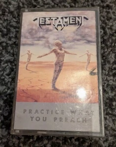 Testament - Practice What You Preach Cassette SIGNED / Thrash Metal Rare - Picture 1 of 3