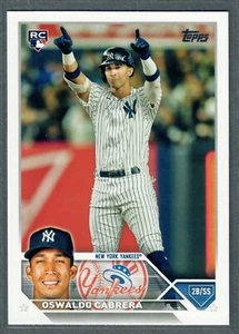 2023 Topps Series 2 Oswaldo Cabrera Rookie Card #487 Yankees RC QTY - Picture 1 of 2
