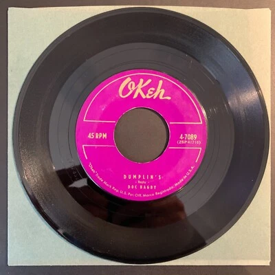 Doc Bagby - Dumplin's / Sylivia's Calling - Greasy R&B Instr 45rpm - 1957 NM - Image 1 of 3