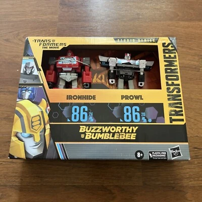 Transformers Studio Series 086-20 086-24 Buzzworthy Prowl Ironhide 2 PACK Nuevo Foto 1 de 2