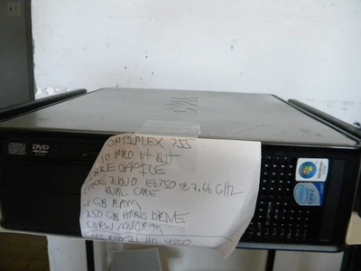 Dell Optiplex 755 E6570@ 2.66GHz 4GB Ram 250GB HDD Win 10 Pro Radeon HD 4550 - Image 1 of 4