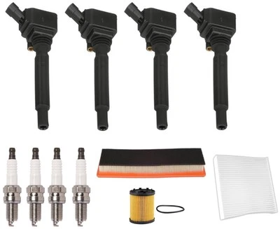 Kit de afinación de bujías bobinas de encendido para Fiat 500 1,4 L Turbo 2012 2014 2017 Foto 1 de 4
