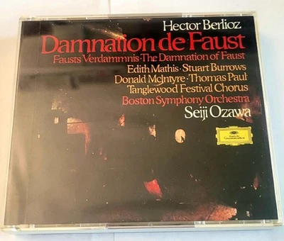 Berlioz: La Damnation de Faust- Ozawa,Mathis,Burrows,Mctnyne-2CDs W/Booklet 7010 Foto 1 de 3