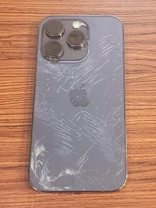 CRACKED Apple iPhone 14 Pro originale OEM solo custodia viola intenso - Foto 1 di 6