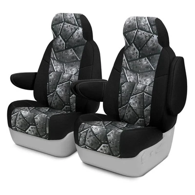 For Honda HR-V 23-25 Neosupreme 1st Row Black & Armor Custom Seat Covers - Изображение 1 из 4
