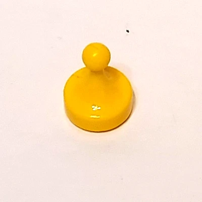 Clue #00045 Game Replacement Part Yellow Playing Piece Token Colonel Mustard - Image 1 of 4