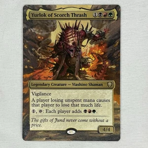 MTG Yurlok Of Scorch Trash Alter, Hand Painted Altered Card, Commander Magic - Picture 1 of 4