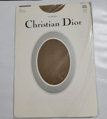 Christian Dior Demi носок чулки 1446 лот из 5 коротких 9 1/2 темно-серый серо-люкс - Изображение 1 из 4