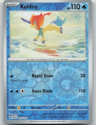 Keldeo 044/162 Uncommon SV05: Temporal Forces NM Reverse Holo - Image 1 of 2