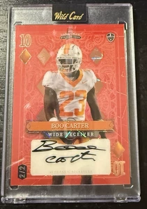 2024 Wild Card 5 Card Draw Stacked Deck Red Auto 2/2 Boo Carter #SDHD-BCA - Bild 1 von 3