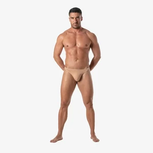 TOF Paris hautfarbener String, ultra low-rise, schlanke Passform - Bild 1 von 8