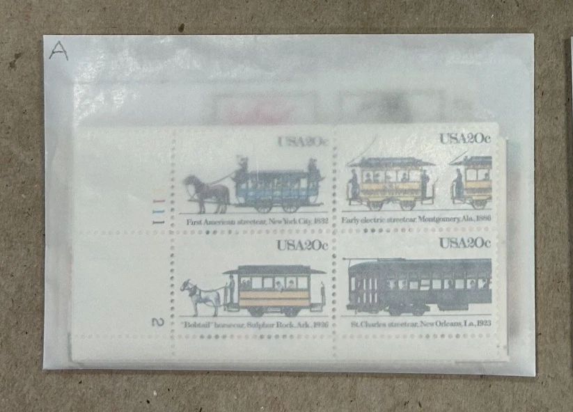 MINT PLATE BLOCKS 25 DIFFERENT 20-CENT BLOCKS OF 4 SET A FV $20 - Image 1 of 1