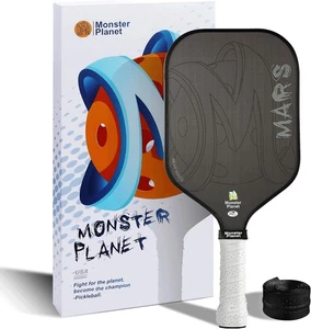 Monster Planet MCPF160004 Mars Pickleball Paddel neu (schwarz) weiß Griffe NEU - Bild 1 von 11