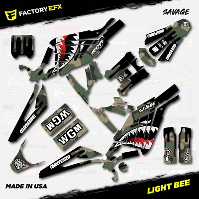 Woodland Camo Savage Racing Graphics kit fits Sur-Ron Light Bee 18-24 Surron - Image 1 of 2
