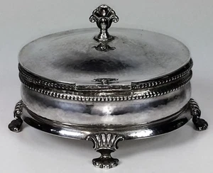 BOITE A BIJOUX. ARGENT STERLING PONÇONNÉ. STYLE JENSEN. DANEMARK(?). CIRCA 1920 - Picture 1 of 1