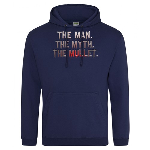 VETEMENTS Divertente Mullet Felpa con Cappuccio per Uomo Regalo Compleanno per Lui Fratello Figlio Papà Partner Tappetino...