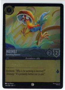 Disney Lorcana Archazia's Island Heihei Rambling Rooster 185/204 Foil - Picture 1 of 1