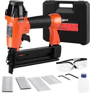 ValueMax 2-in-1 Air Nail Gun 18GA with 200 Nails & 200 Staples Pneumatic Nailer - Picture 1 of 13
