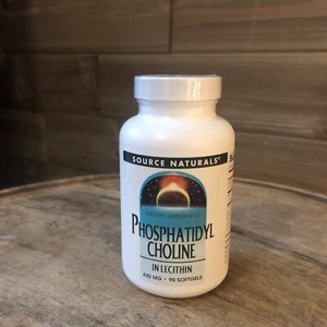 Phosphatidyl Choline in Lecithin , 420 mg , 90 Softgels - Exp 5/26 - Picture 1 of 6