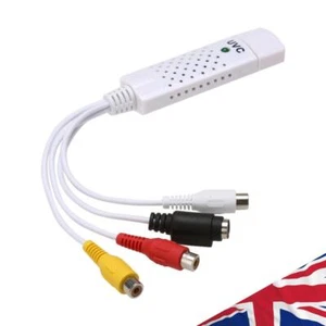 USB 2.0 Converter Audio Video Capture Grabber Adapter for Win XP 7 8 10 - Bild 1 von 5