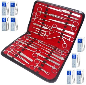 Kit de instrumentos veterinarios quirúrgicos de cirugía menor de campo militar de EE. UU. 112 piezas - Imagen 1 de 3