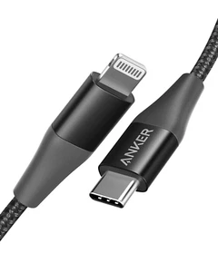 ANKER POWERLINE III FLOW USB C TO FAST CABLE LIGHT NING (6 ft) MFi-Certified - Picture 1 of 10