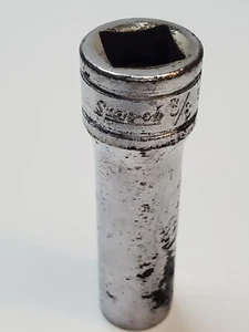 Douille chromée profonde Snap-on SFS121 3/8" SAE 3/8" Drive 6PT USA Made Snap On - Photo 1/3