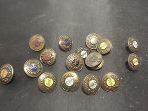 Collection of Swedish soldier test award pins for uniform different regiments - Picture 1 of 5