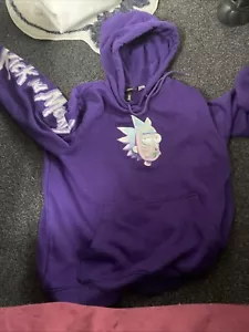 Lila Rick And Morty Hoodie - Bild 1 von 4