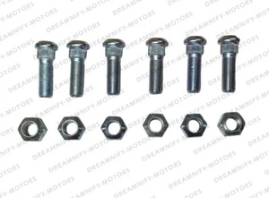 Juego de 6 pernos y tuercas nuevos para buje de rueda trasera de tractor Ford - Imagen 1 de 9