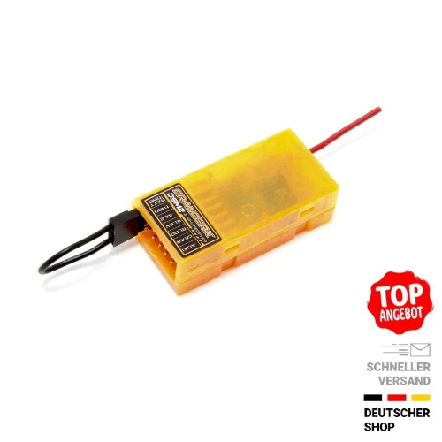 ✅ Orange Rx R610 DSM2 6-Kanal Empfänger - CPPM Spektrum, Lemon Rx kompatibel - Bild 1 von 1