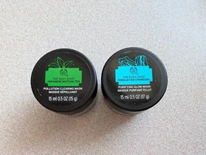 The Body Shop Glow Mask & Clearing Mask Duo 15ml - Picture 1 of 2