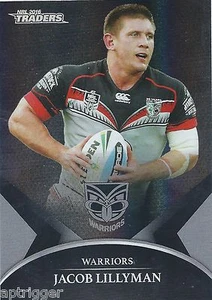 2016 NRL Traders Black Parallel Special (PS073) Jacob LILLYMAN Warriors - Picture 1 of 1