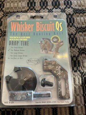 CAROLINA ARCHERY WHISKER BISCUIT QS DROP TINE CAMO MED ARROW RH BOW ARROWREST - Image 1 of 4
