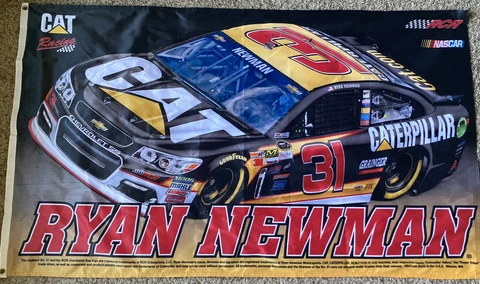 Ryan Newman #31 Caterpillar  Official Licensed￼ Racing Huge 3’X5’ Flag NASCAR Cover