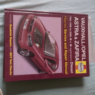 Vauxhall Astra & Zafira Haynes Car Manual - Image 1 of 2