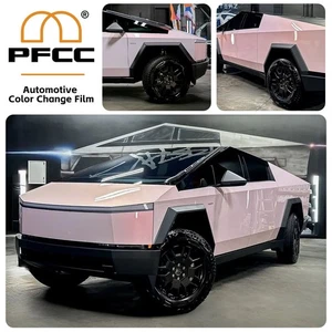 Cybertruck PreCut PPF Pintura Protección Envoltura Cambio de Color Suave Melocotón Rosa - Imagen 1 de 9