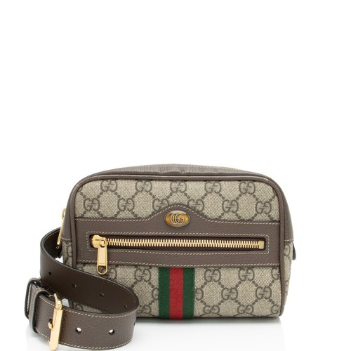Borsa Gucci GG Supreme Ophidia piccola con cintura