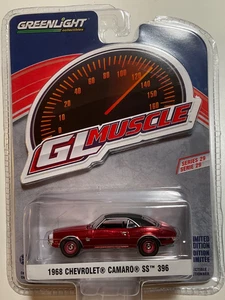 Greenlight RED CHROME SUPER CHASE GL Muscle 1968 Chevrolet Camaro SS 396 S29 - Bild 1 von 4