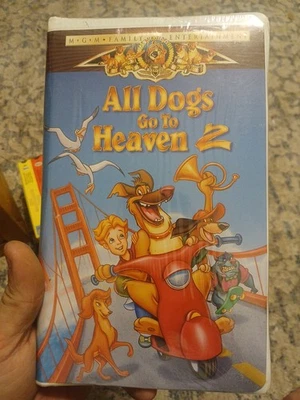 All Dogs Go to Heaven 2 VHS Clamshell  Sealed - Image 1 of 4