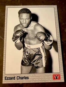 Boxe 1991 EZZARD CHARLES CINCINNATI COBRA #63 AW Sports Card HOF Vintage NM/M - Foto 1 di 2