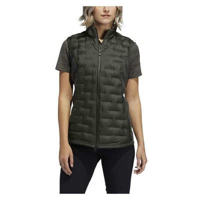 Adidas Women's FrostGuard Full-Zip Down Vest Forest Green Small $156 Value - Image 1 of 4